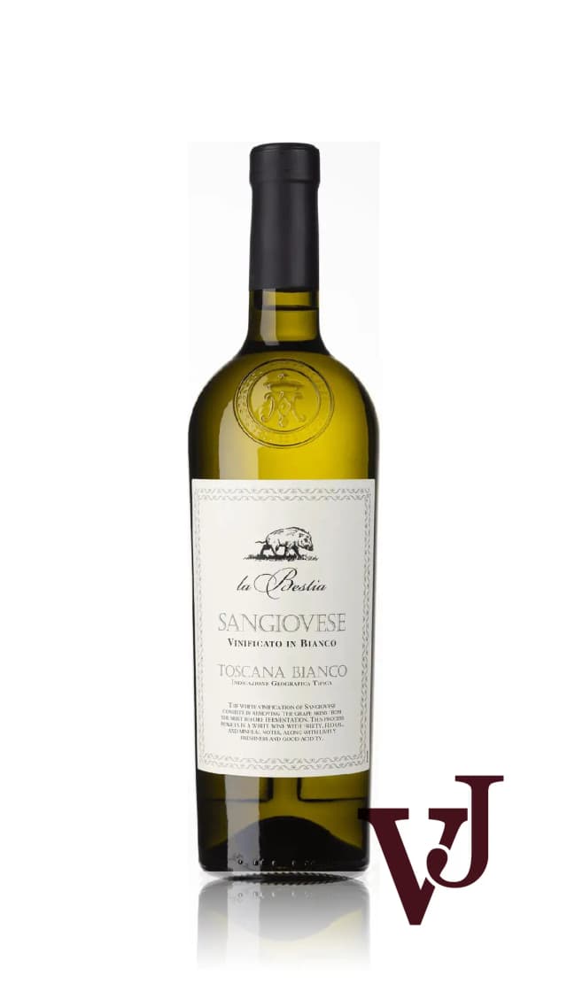 La Bestia Sangiovese Bianco Vitt vin från Toscana