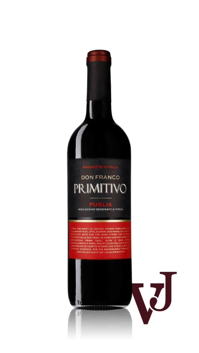 Riolite Vini Don Franco Primitivo Rött vin från Apulien