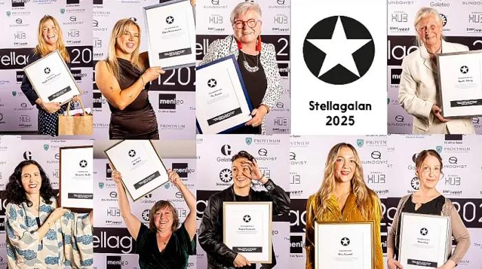Stellagalan – stolta pristagarna 2025
