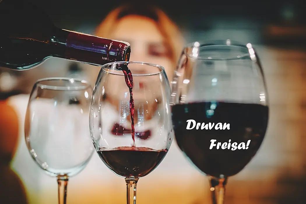 Freisa - omslagsbild häller i glas
