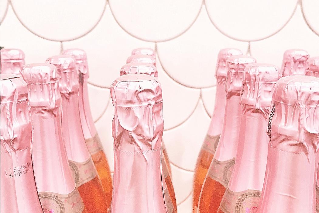 De eleganta roséchampagnerna