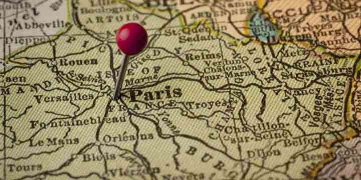 paris-and-france-vintage-map