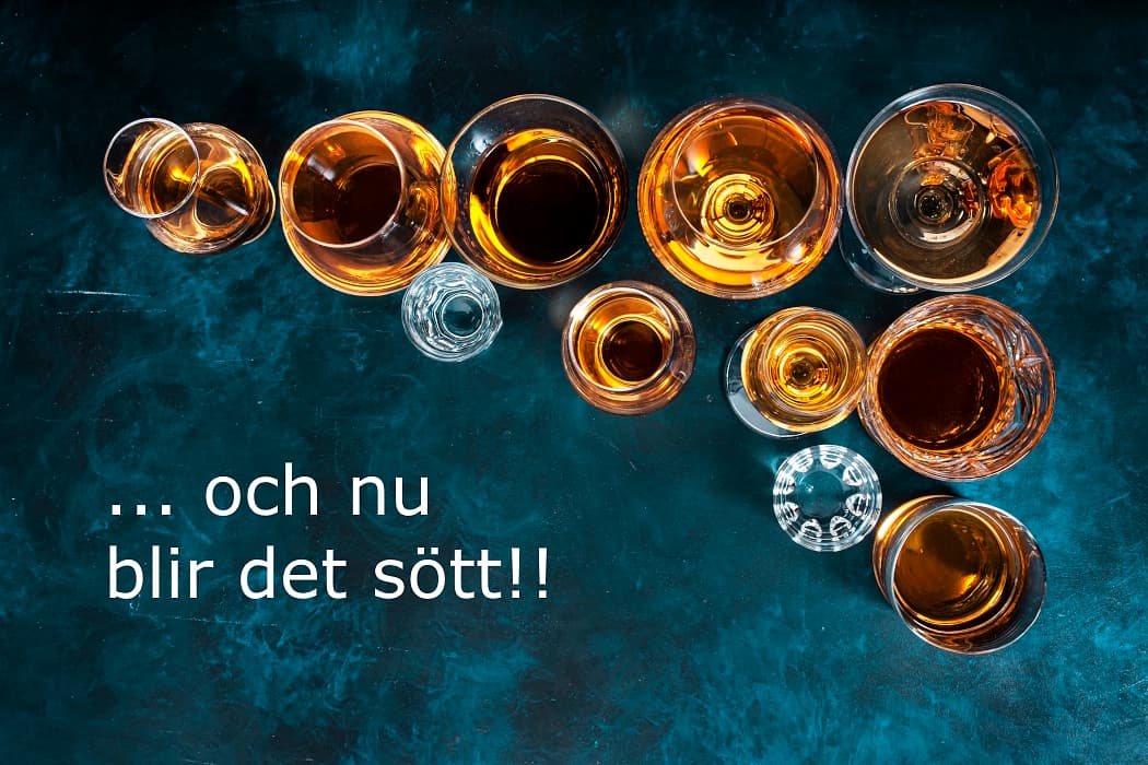 söta viner - glas omslag
