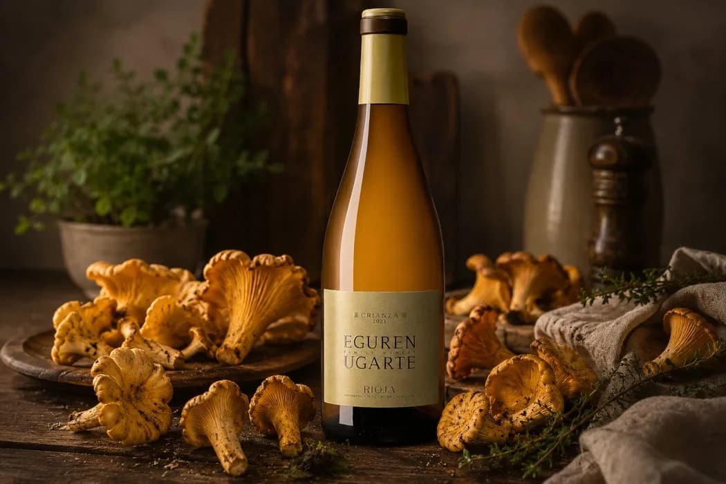 Omslag till artikel om crianza-viner från Rioja.