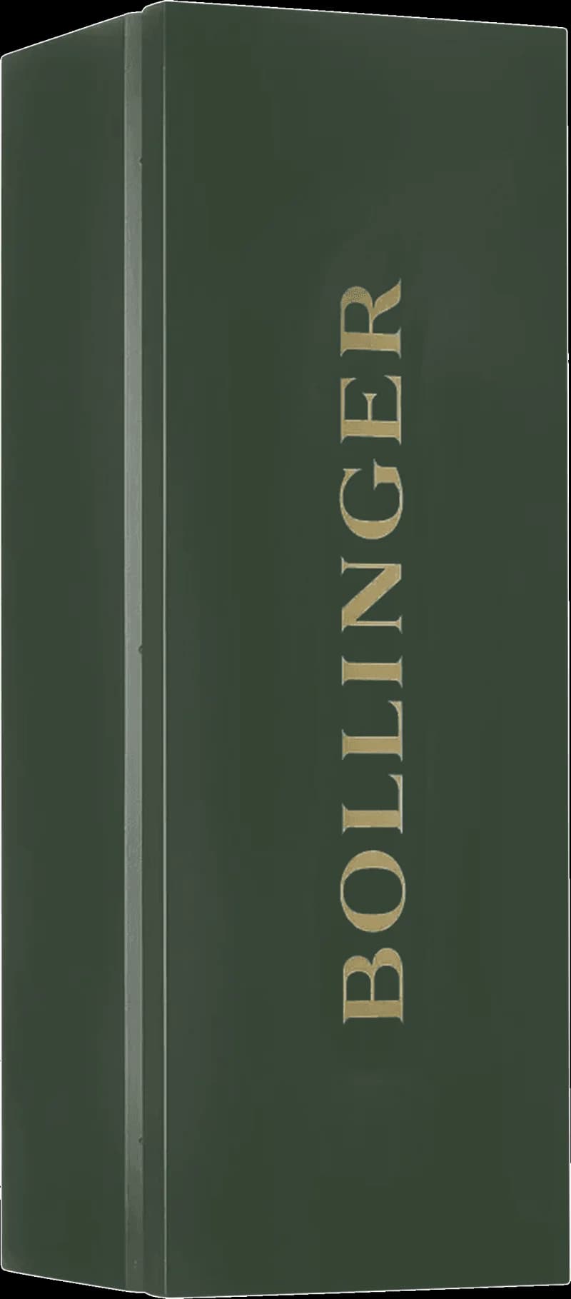 Flaska och glas med mousserande vin från Bollinger