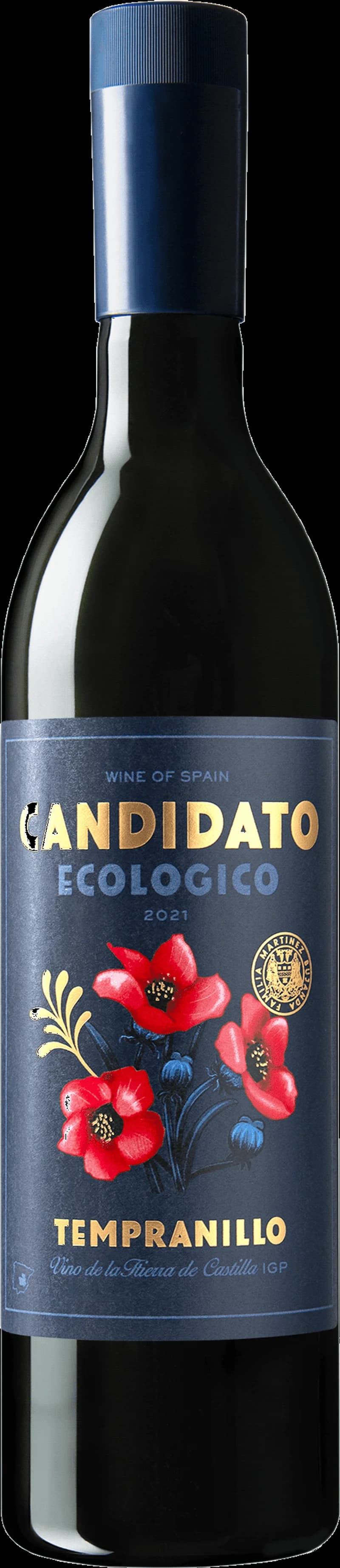 Flaska eller glas med ekologiskt rött vin, kandidat i vinprovning
