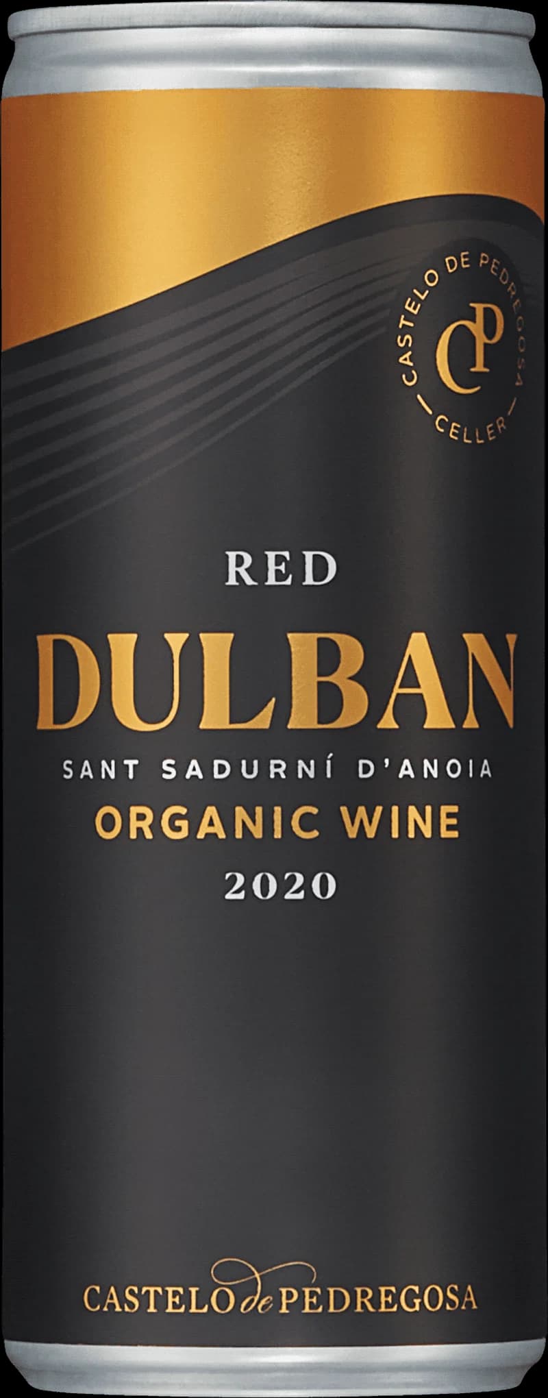 Flaska rött vin av druvan Garnacha från Dulban, fotograferad mot neutral bakgrund
