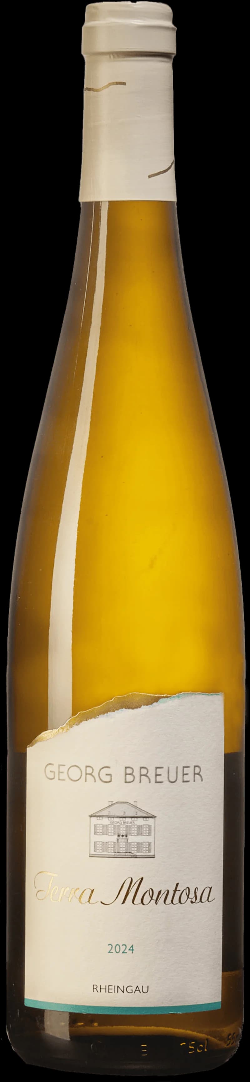 Flaska med vitt vin från Georg Breuer, tysk vinproducent i Rheingau