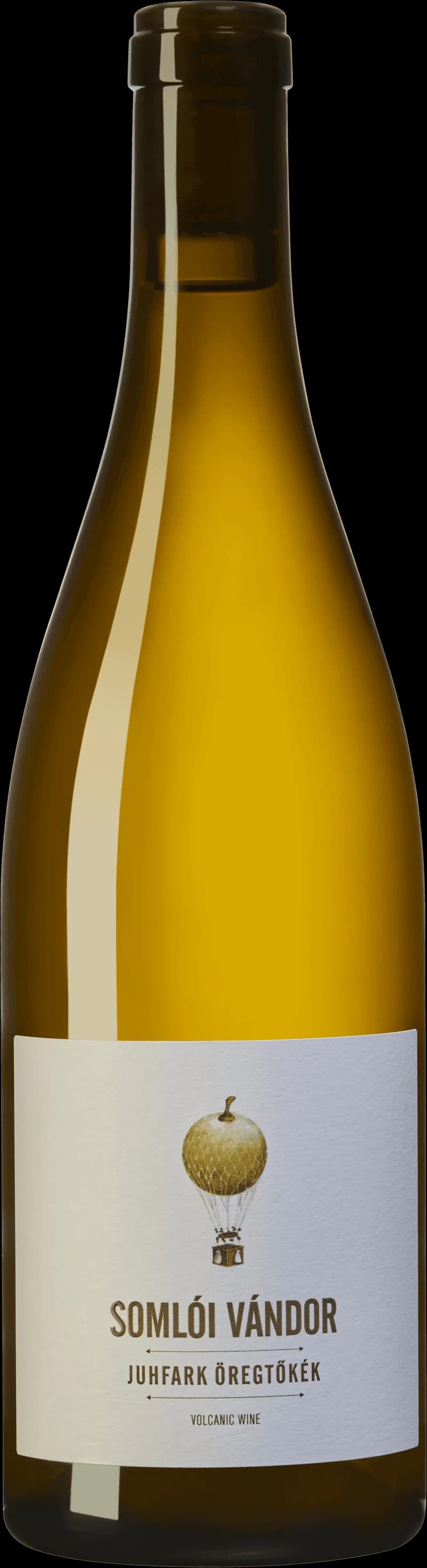 Flaska ungerskt vitt vin av druvan Juhfark från producenten Oreg-Tó Kék