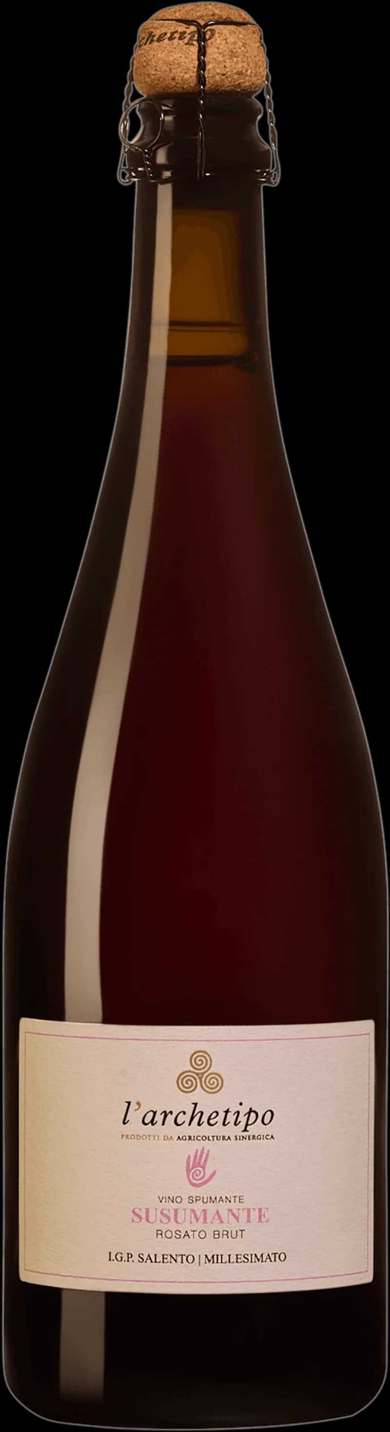 Flaska L'Archetipo mousserande vin, italienskt bubbel från producenten L'Archetipo