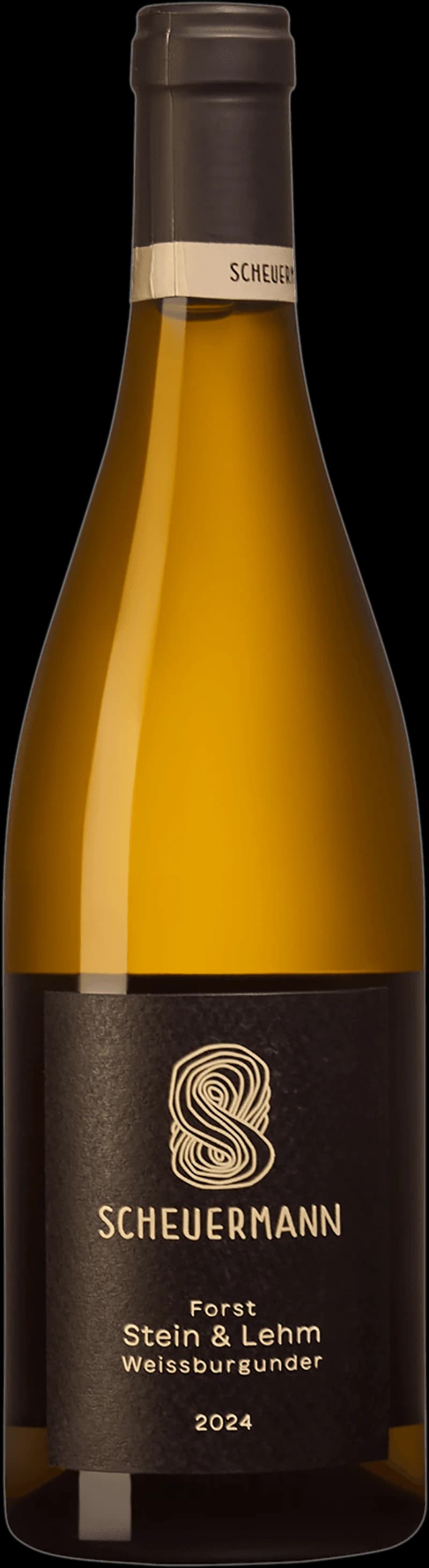 Scheuermann vitt vin – vinflaska eller glas med vitt vin från producenten Scheuermann