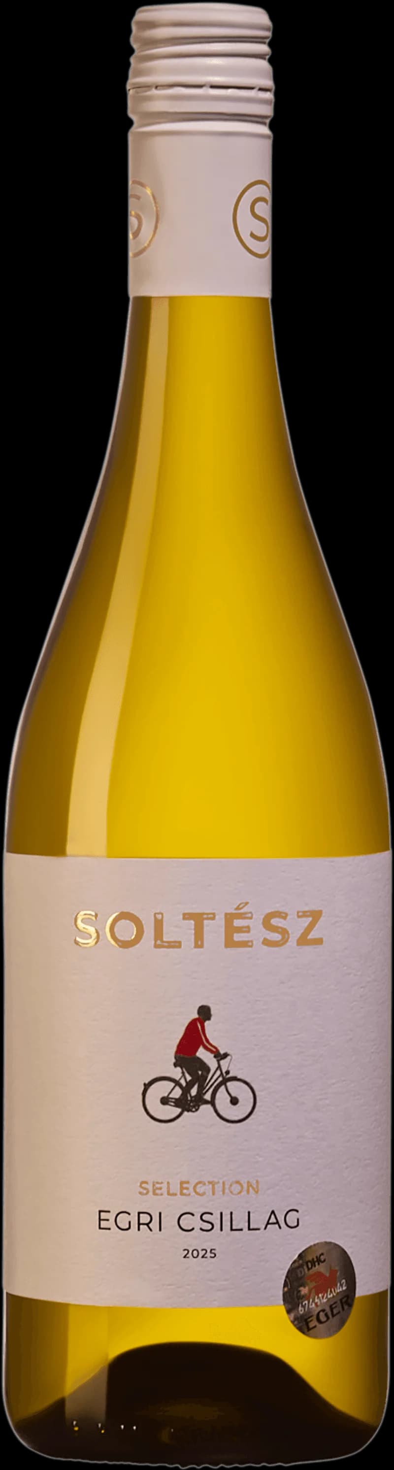 Flaska Soltesz Egri Csillag Selection vitt vin, ett ungerskt vitvin från Eger