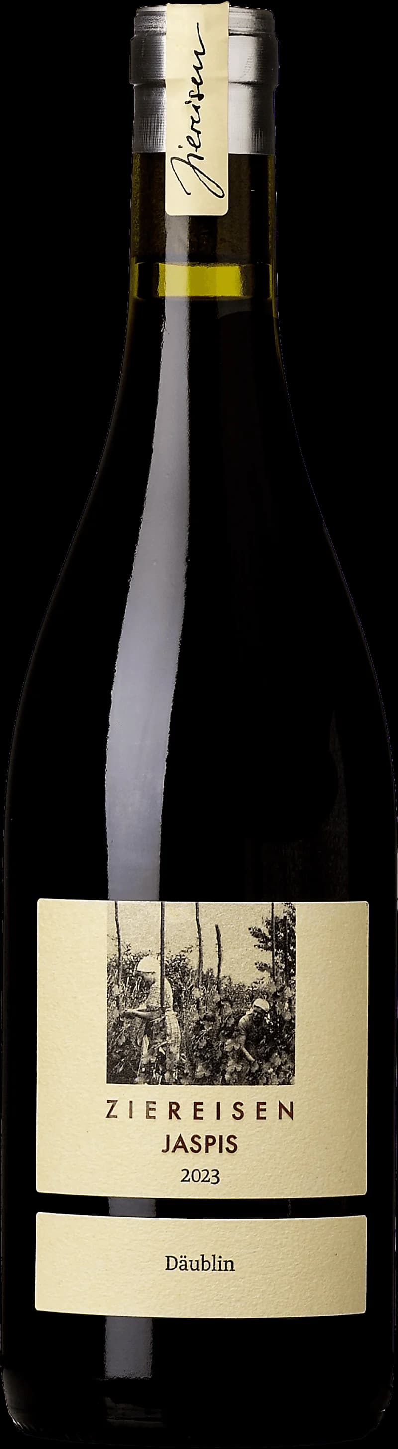 Flaska Ziereisen rött vin, ett tyskt rödvin från Baden