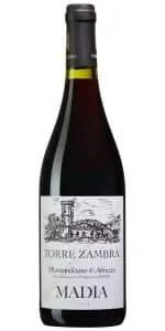 Ljuvliga juliga köttbullar med ett glas Madia Montepulciano