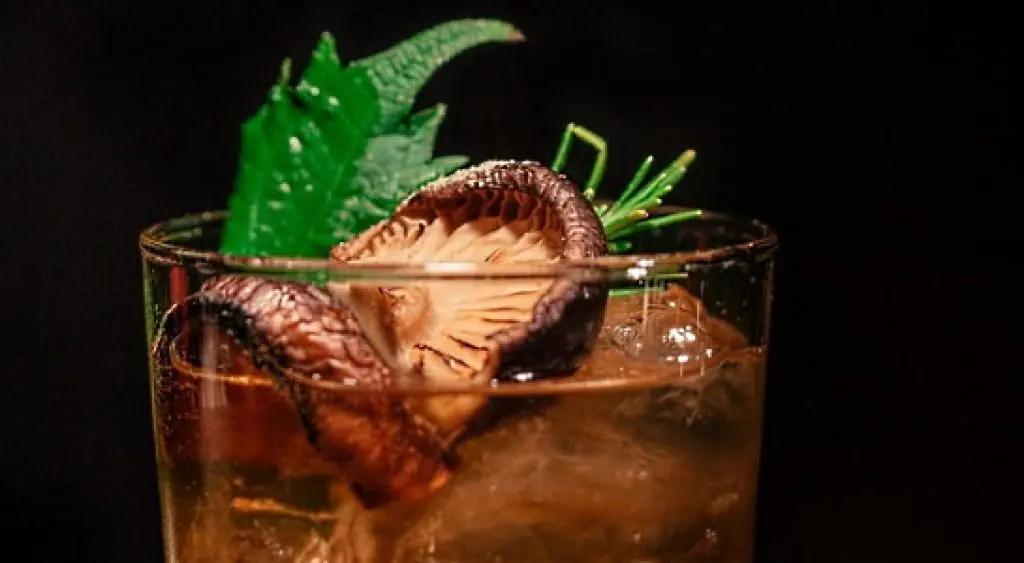 mocktails - umami shiitake flip