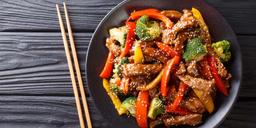 Moscato d’Asti med god, sötsur wok!