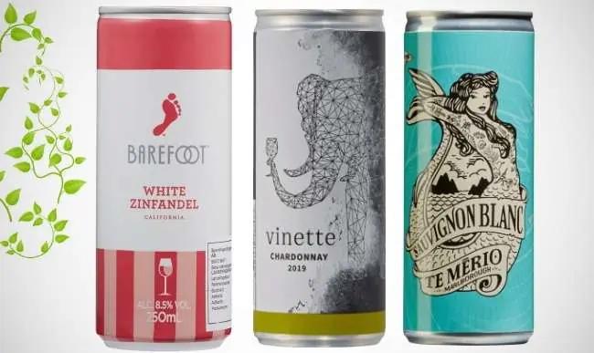 snabba-minuten-lunch-bild på 3 vinburkar