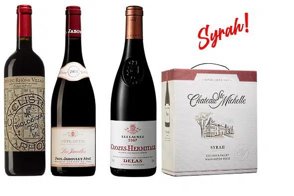 yrah och Shiraz provning Syrah viner yrah och Shiraz provning Syrah viner