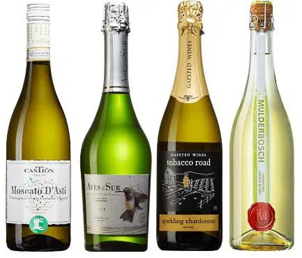 mousserande lstviner - bild 2 fyra viner till