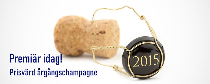 Årgångschampagne Charles Ellner - kork med årtal Årgångschampagne Charles Ellner - kork med årtal