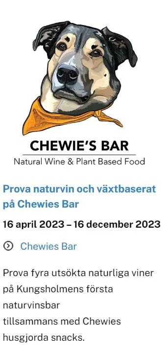 gastronomiska huvudstadsåret - hundar och vin