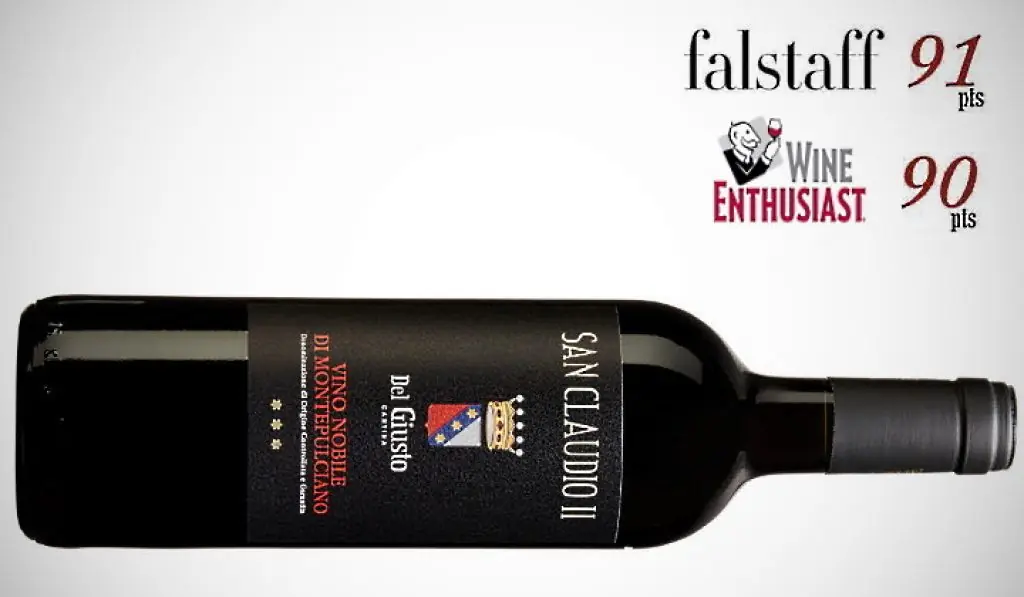 Vino Nobile - flaska san claudio