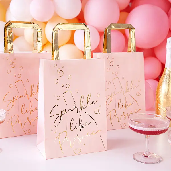 Rosa Prosecco - presentpåsar