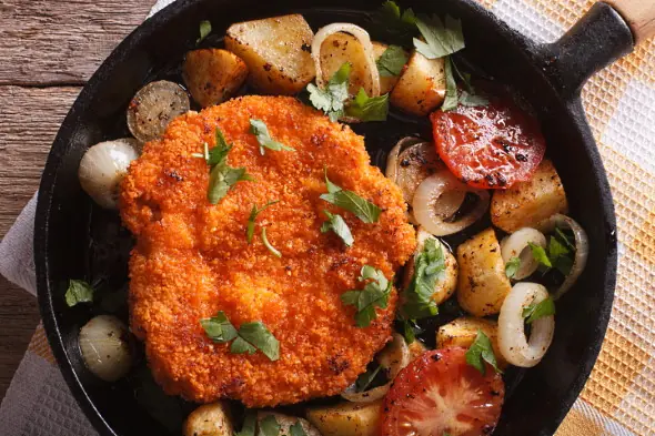 Druvan Riesling - schnitzel rätt