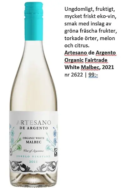 Malbec - vitt vin