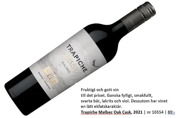 malbec - rött lätt vin