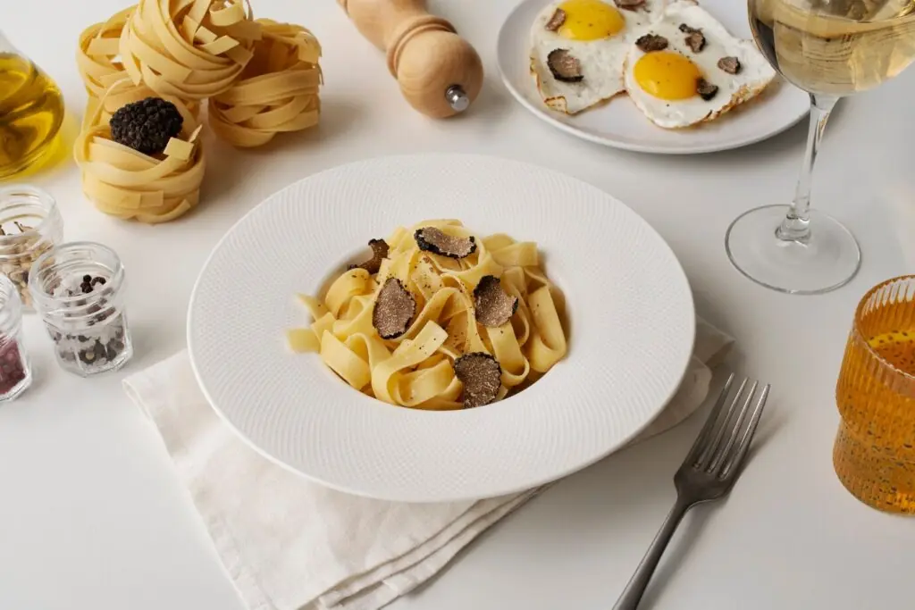 Krämig tryffelpasta