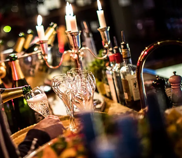 fördrinken på Winemaker 's dinner