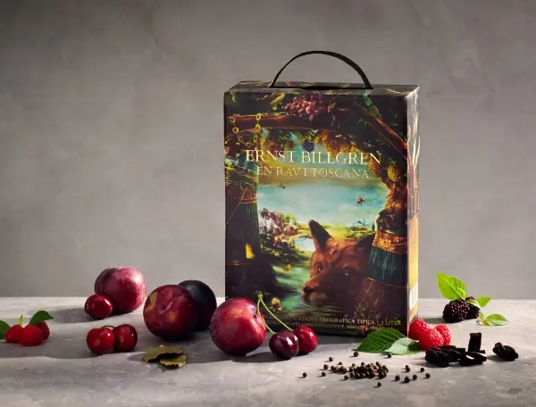 En räv i Tocana - vinboxen 