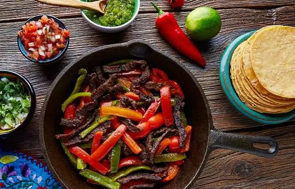 Fajitas & 5 goda öl till!