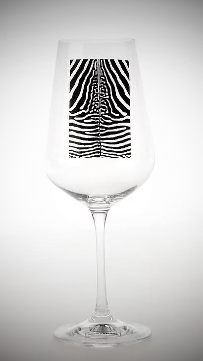 Zebra-vin - ett glas zebramönstat
