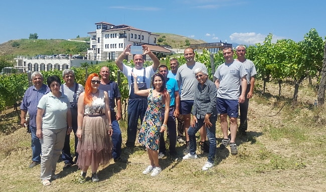 Vinlandet Bulgarien - vingårdsteamet
