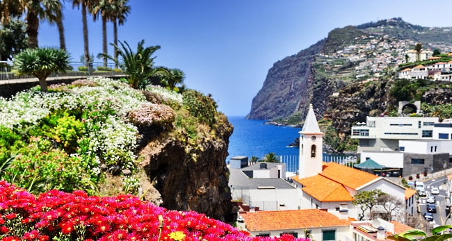 Madeira - ön och panoramabild