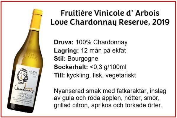 vinregionen Jura - Love Chardonnay