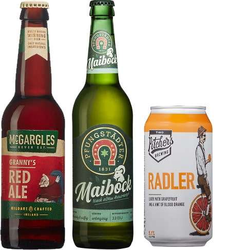 öl- och matkombinationer olika ölsorter
