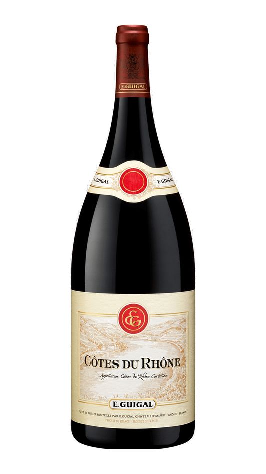 Rött Vin - E. Guigal Côtes-du-Rhône artikel nummer 201106 från producenten E Guigal från området Frankrike - Vinjournalen.se