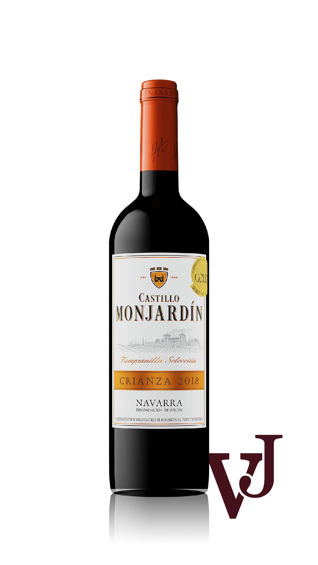Rött Vin - Castillo Monjardin Navarra Crianza artikel nummer 203101 från producenten Castillo de Monjardin från området Spanien