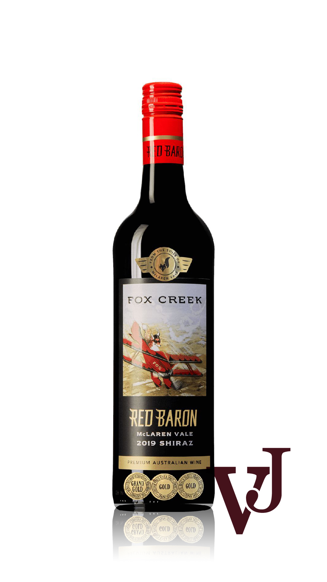 Rött Vin - Red Baron Shiraz artikel nummer 219401 från producenten Fox Creek Wines från området Australien