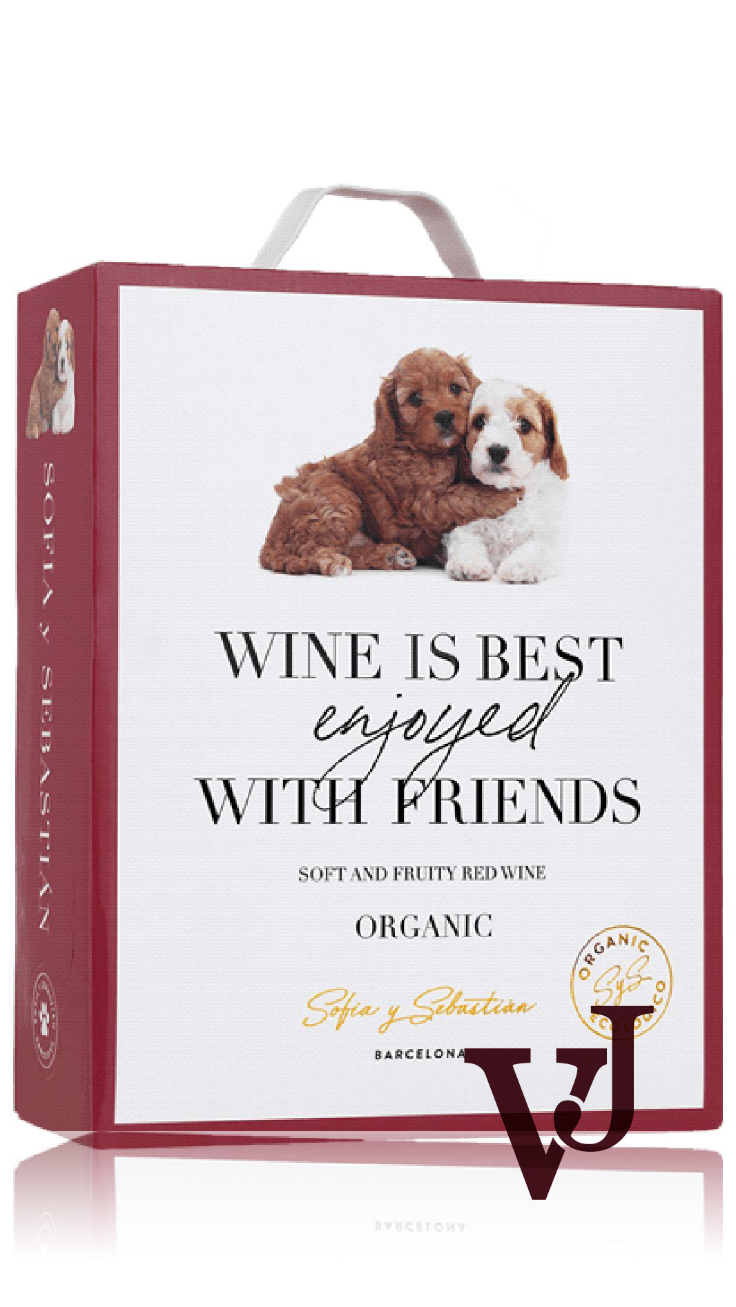 Rött Vin - Sofia y Sebastian Wine is Best Enjoyed with Friends Organic artikel nummer 7817408 från producenten Vinimundi från området Spanien