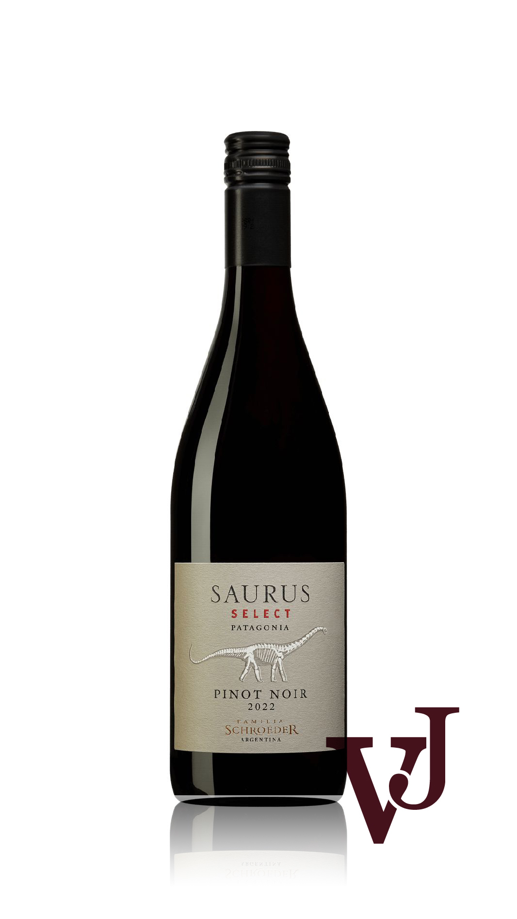 Rött Vin - Saurus Select Pinot Noir 2022 artikel nummer 255701 från producenten Familia Schroeder de Maria y Adelina från Argentina - Vinjournalen.se
